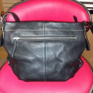 Coach Pebble Leather Shoulder Purse